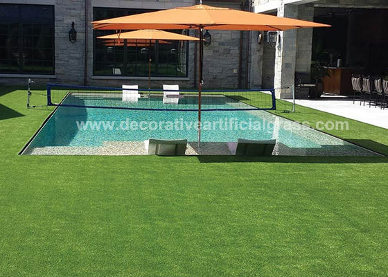 Water Permeable Synthetic Decorative Artificial Grass Turf For Outdoor Patio