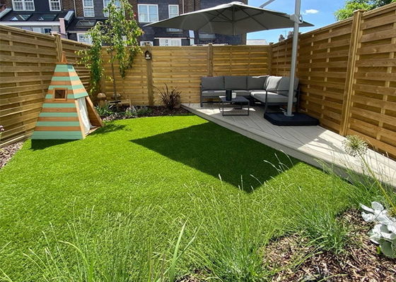 PE+PP Synthetic Decorative Artificial Grass Lawn For Outdoor Yard Garden
