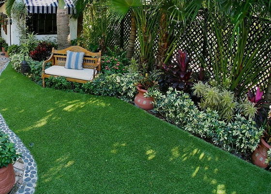 PE+PP Synthetic Decorative Artificial Grass Lawn For Outdoor Yard Garden