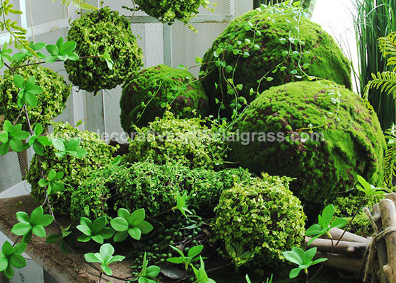 40*60cm Moss Hanging Ball Decorative Faux Moss Balls Dirty-Resistant