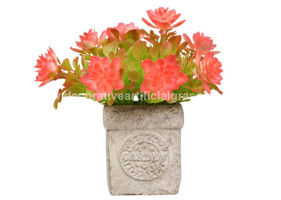 Plastic PE Realistic Artificial Potted Floor Plants Sunflowers For Table Centerpieces