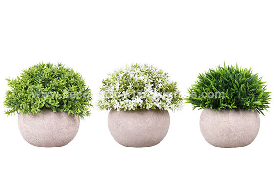 SVHC Artificial Potted Floor Plants Indoor Greenery 8*15cm 10*18cm