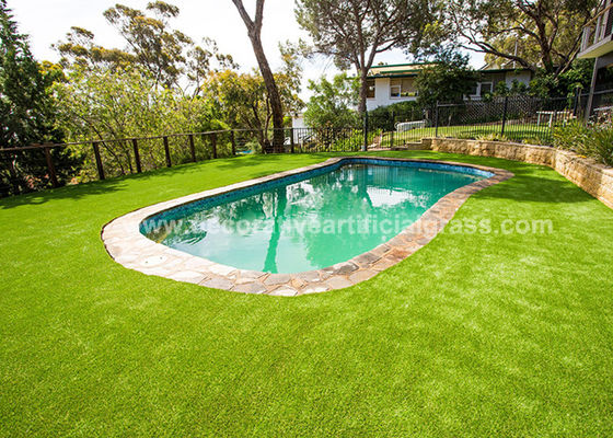 BSCI No Toxic Chemicals Artificial Grass Around Pool For Patio