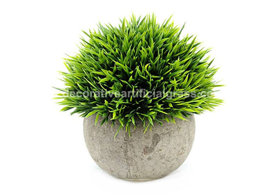 Fake Artificial Floor Plant In White Pot 8*15cm 10*18cm 10*15cm