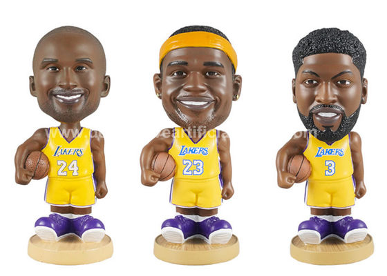 7*18cm Home Decorative Ornaments Resin NBA Action Figure Non-Toxic
