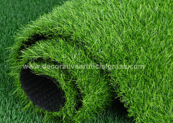 UV Resistant Artificial Green Floor Synthetic Grass Carpet In Rolls PE + PP 8800D  40mm