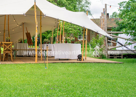 Natural Green Artificial Landscaping Grass Turf Carpet UV Resistant 20mm