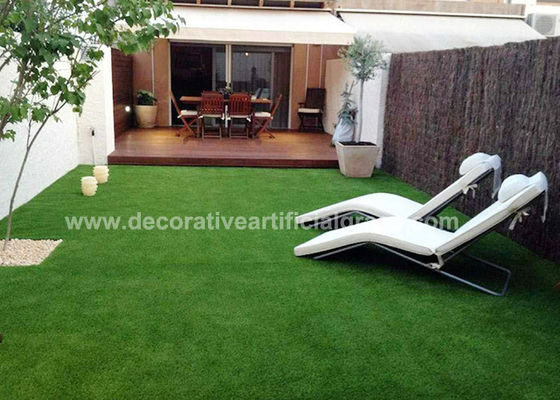 Tufting Gauge 5 / 8&quot; Artificial Grass Flooring Mat 100 * 200cm  For Balcony Terrace