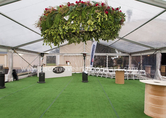 Green Fake Decorative Artificial Grass 2*25m / Roll 50mm For Outdoor Events