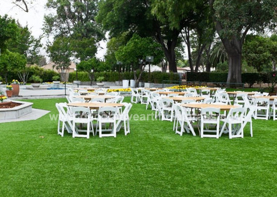 Green Fake Decorative Artificial Grass 2*25m / Roll 50mm For Outdoor Events