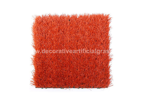 40mm Colorful Rainbow Artificial Grass Turf For Kindergarten Kids Playground 100 * 200cm