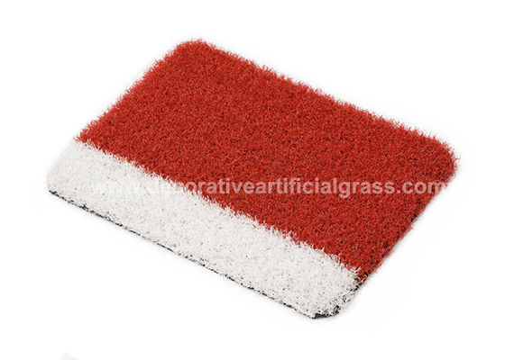 40mm Colorful Rainbow Artificial Grass Turf For Kindergarten Kids Playground 100 * 200cm