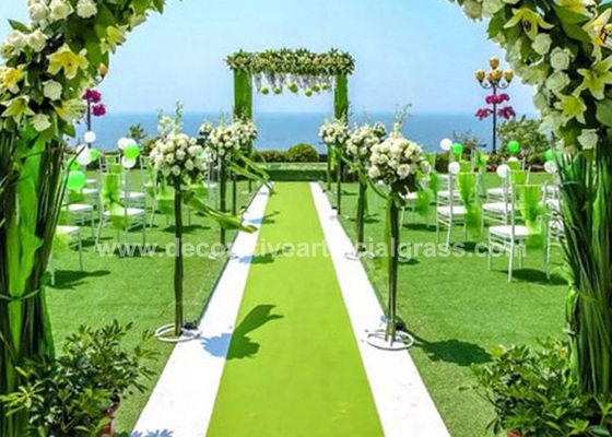 30mm Decorative Artificial Disposable Grass Lawn 8800D For Wedding Party