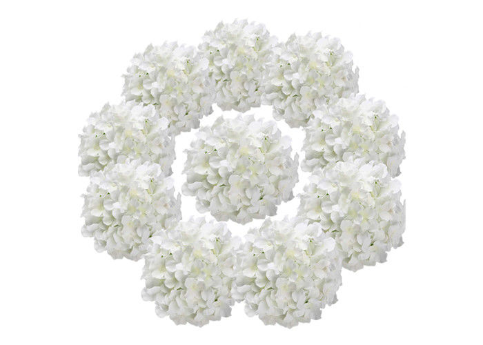17cm de Hydrangea hortensiahoofden van de Kunstbloemzijde voor het Decor van het Huishuwelijk