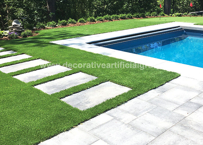 Water Permeable Synthetic Decorative Artificial Grass Turf For Outdoor Patio