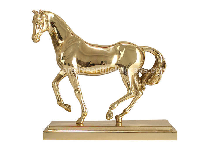 Hand Grinding Decorative Ornaments Copper Horse Statue 13*11*20cm