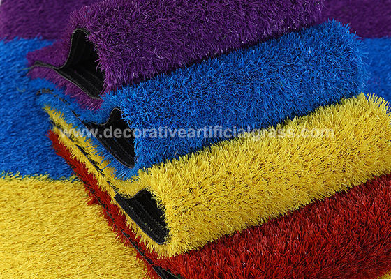 SGS Gazon Kleurrijke 2m * 25m 35mm van het Regenboog Kunstmatig Gras
